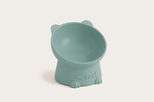 Comedero Ergonómico para Gatos Azul grisáceo