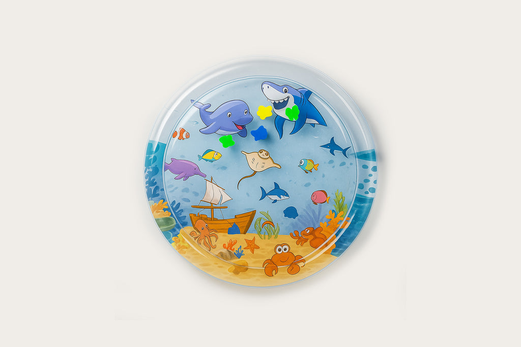 Juego Sensorial estilo Piscina con Peces Flotantes