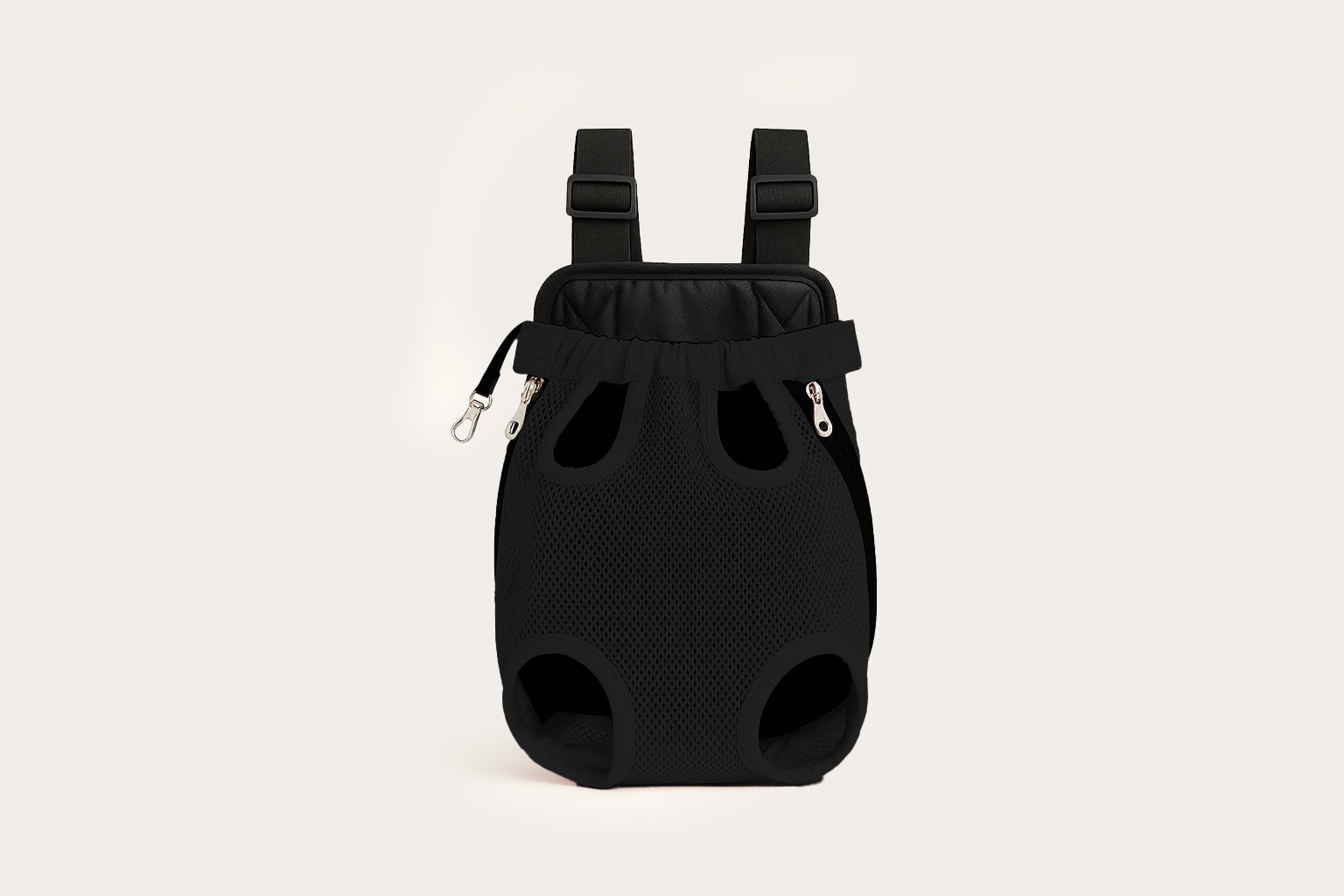 Mochila Porta-Gatos Negra