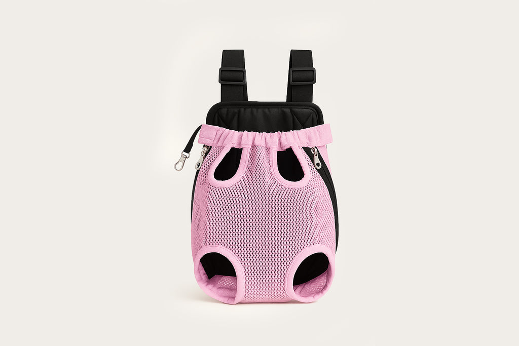 Mochila Porta-Gatos Rosa