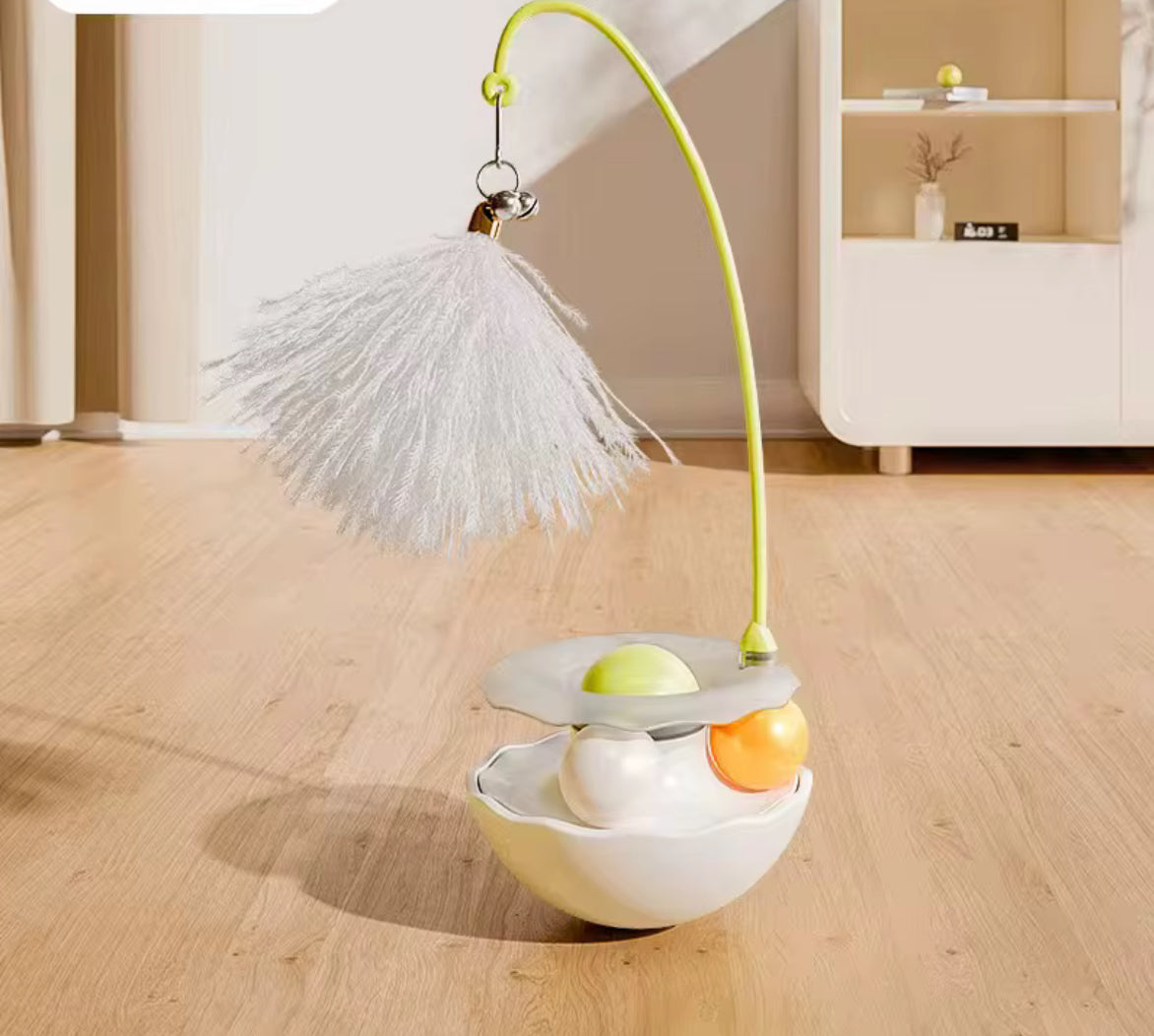 Juguete Pet Stick Sensorial con Pluma y Catnip