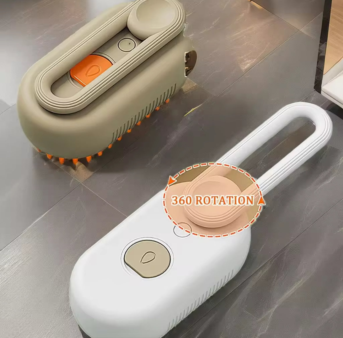 Cepillo Eléctrico 3 en 1 para Gatos Recargable Blanco