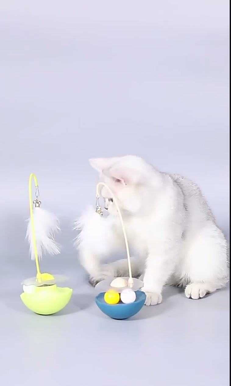 Juguete Pet Stick Sensorial con Pluma y Catnip